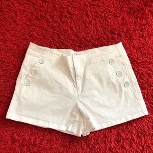 White Loft shorts